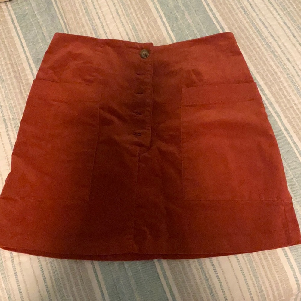 Orange-Red Skirt